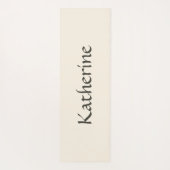 Mystical Celestial Moon Stars Pattern Custom Name Yogamat (Achterkant)