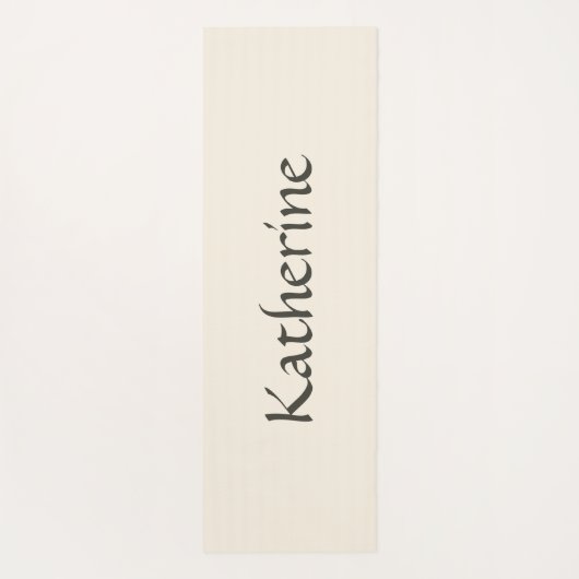 Mystical Celestial Moon Stars Pattern Custom Name Yogamat (Achterkant)