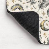 Mystical Celestial Moon Stars Pattern Muismat (Hoek)