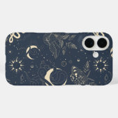 Mystical Celestial Night Moth & Serpent Pattern Case-Mate iPhone Case (Achterkant (horizontaal))