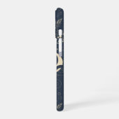 Mystical Celestial Night Moth & Serpent Pattern iPhone 16 Hoesje (Linkerkant)