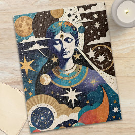 Mystical Celestial Star Goddess Night Sky Legpuzzel