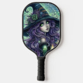 Mystical Celestial Witch Pickleball Paddle (Achterkant)