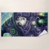 Mystical Celestial Witch Strandlaken (Voorkant)