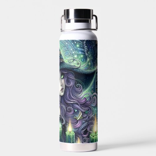 Mystical Celestial Witch Waterfles (Achterkant)