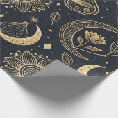 Mystical Celestial Witchcraft - Gold Botanical (2) Cadeaupapier (Hoek)