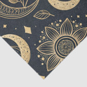 Mystical Celestial Witchcraft - Gold Botanical (2) Tissuepapier (Detail)