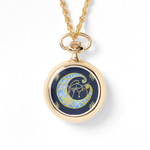 Mystical Celtic Moon Horloge