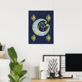Mystical Celtic Moon Poster (Thuiskantoor)