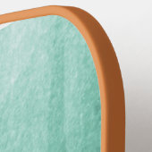 Mystical Chic Layered Jade Teal Green Pickleball Paddle (Links Detail)