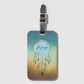 Mystical Chic Personalized Dreamweaver Bagagelabel (Voorkant (verticaal))