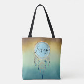 Mystical Chic Personalized Dreamweaver Tote Bag (Achterkant)