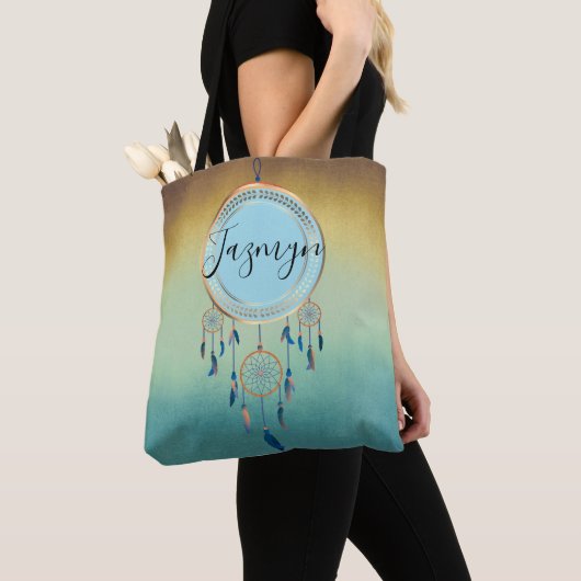 Mystical Chic Personalized Dreamweaver Tote Bag (Dichtbij)