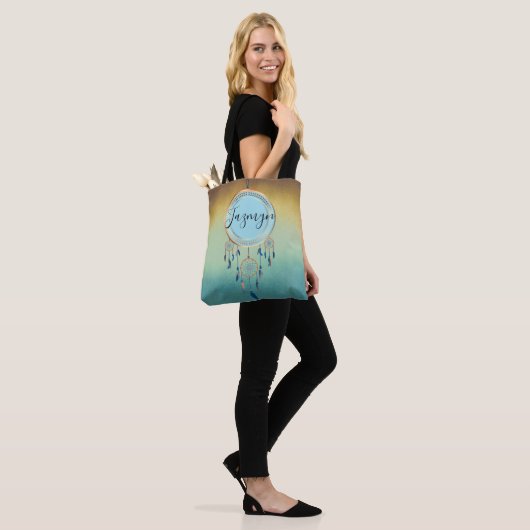Mystical Chic Personalized Dreamweaver Tote Bag (Op model)