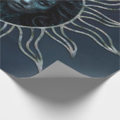 Mystical connection,  mystical woman and the lion. cadeaupapier (Hoek)