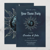 Mystical connection,  mystical woman and the lion. kaart (Voorkant / Achterkant)