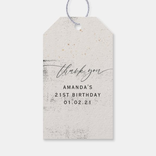 Mystical Cosmic Cadeaulabel (Achterkant)