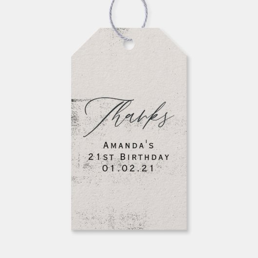 Mystical Cosmic Cadeaulabel (Achterkant)