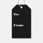 Mystical Cosmic Celestial Owl Cadeaulabel (Achterkant)