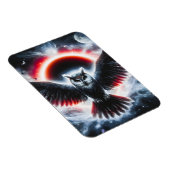 Mystical Cosmic Celestial Owl Magneet (Rechterzijde)