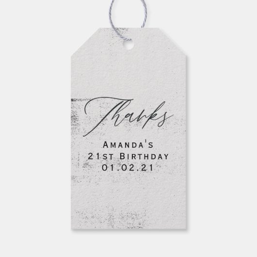 Mystical Cosmic Crab Cadeaulabel (Achterkant)