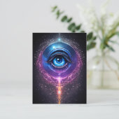 Mystical Cosmic Eye Briefkaart (Staand voorkant)
