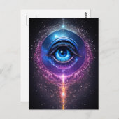 Mystical Cosmic Eye Briefkaart (Voorkant / Achterkant)