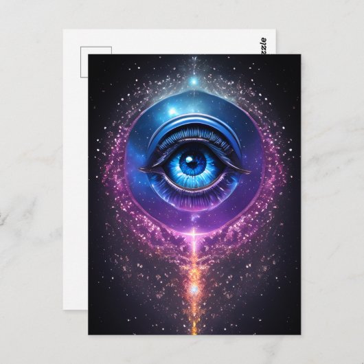 Mystical Cosmic Eye Briefkaart (Voorkant / Achterkant)