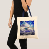 Mystical Cosmic Eye Tote Bag (Voorkant (product))