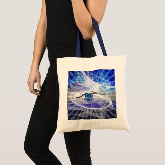 Mystical Cosmic Eye Tote Bag (Voorkant (product))