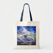 Mystical Cosmic Eye Tote Bag (Voorkant)