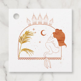 Mystical Cosmic Mermaid Bedankjes Labels