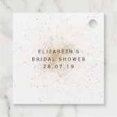 Mystical Cosmic Mermaid Bedankjes Labels (Achterkant)