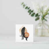 Mystical Cosmic Nautical Square Visitekaartje (Staand voorkant)