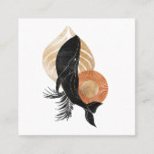 Mystical Cosmic Nautical Square Visitekaartje (Voorkant)