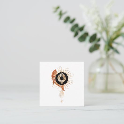 Mystical Cosmic Square Visitekaartje (Staand voorkant)