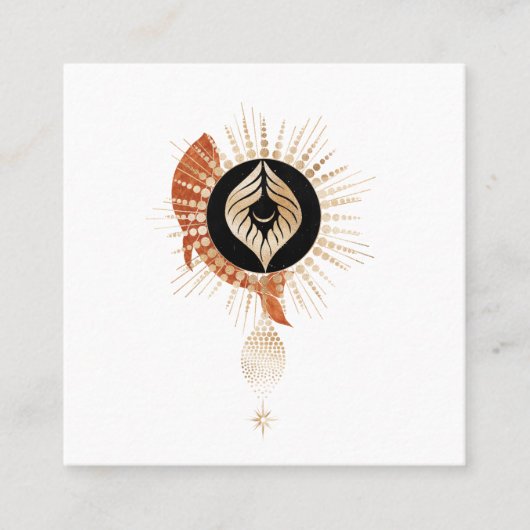 Mystical Cosmic Square Visitekaartje (Voorkant)