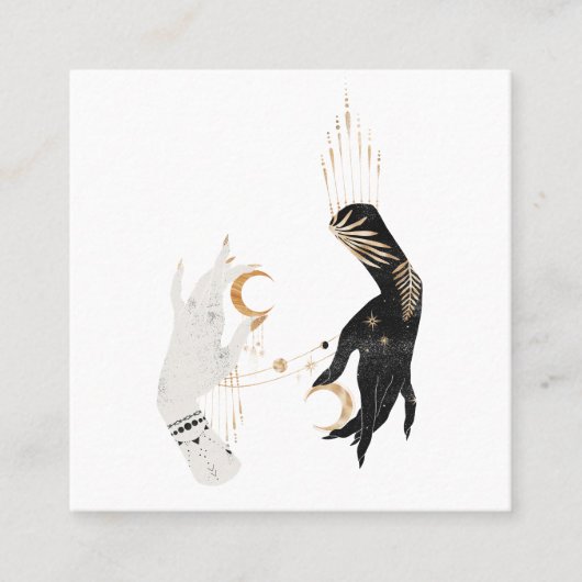 Mystical Cosmic Vierkante Visitekaartje (Voorkant)