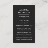 Mystical Cosmic Visitekaartje (Achterkant)