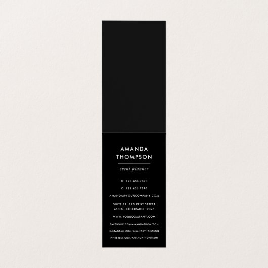 Mystical Cosmic Visitekaartje (Binnenkant ongevouwen)