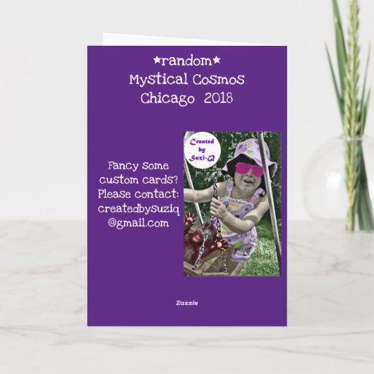 Mystical Cosmos Card Kaart (Achterkant)