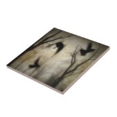 Mystical Crow Forest Tegeltje (Zijkant)