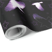 Mystical Crows Wrapping Paper Cadeaupapier (Rol Hoek)