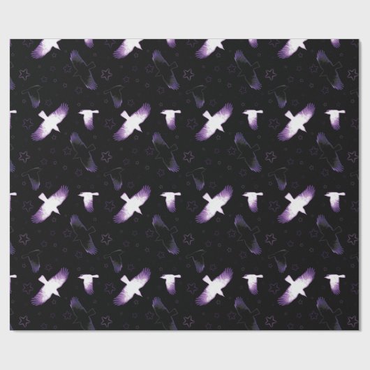Mystical Crows Wrapping Paper Cadeaupapier (Vlak)