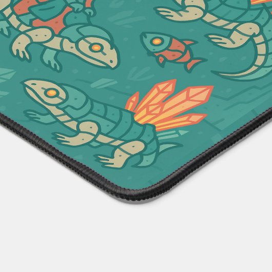 Mystical Crystal-Backed Lizard and Rider  Bureaumat (Hoek)