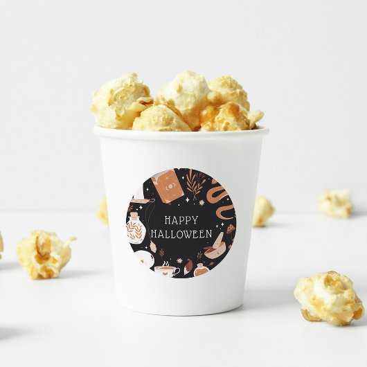 Mystical Crystal Boho Halloween Ronde Sticker