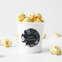 Mystical Crystal Boho Halloween Ronde Sticker