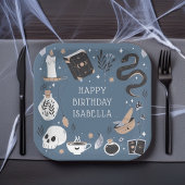 Mystical Crystal Fortune Teller Birthday Party Papieren Bordje