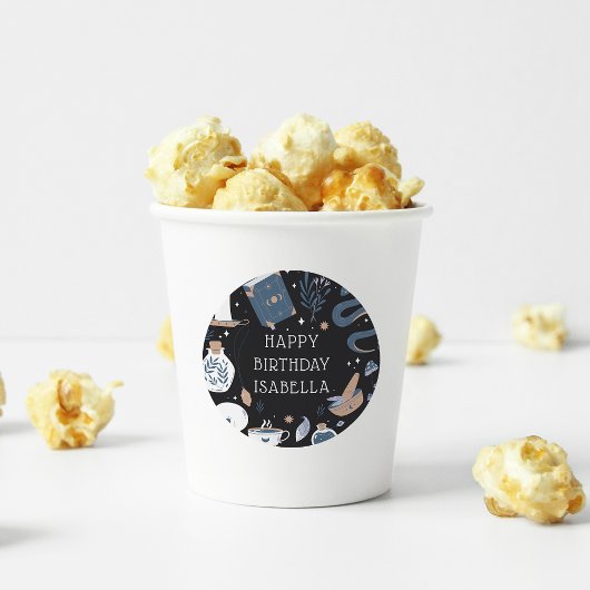 Mystical Crystal Fortune Teller Birthday Party Ronde Sticker