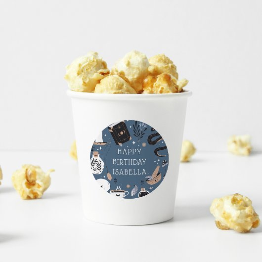 Mystical Crystal Fortune Teller Birthday Party Ronde Sticker